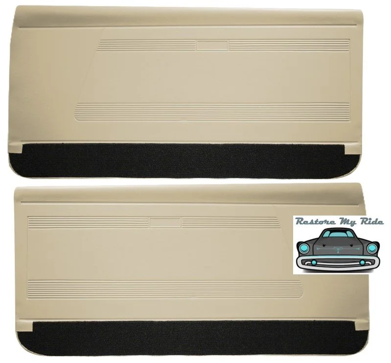 1968 Firebird Front Door Panels 1 pair in factory colors — Restore